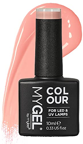 MyGel by MYLEE Smalto Gel Semipermanente 10 ml [Peach Perfect ] UV/LED Nail Art Manicure Pedicure per Uso Professionale e Domestico - Lunga Durata e Facile da Applicare