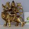 Aakrati Messing-Skulpturen und Statuen Durga Idol religiöse Hinduistische Heimdekoration 7,6 cm