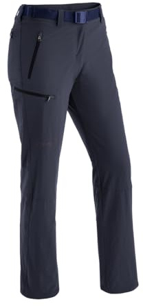 maier sports Women's Tech Pants W Softshell Pants, Warm Hiking Trousers, Elastic Trekking Pants