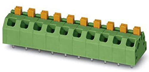 Phoenix Contact SPTAF 1/6-5.0-EL Printklemme/Stecker gewinkelt, für Durchsteckmontage, 6-polig / 1-reihig, Raster 5mm