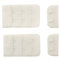 HAND® Pure White Bra Hook and Eye Bra Strap Sew-in Fasteners - 2 Hooks - 32 mm Wide - Pack of 2 Sets