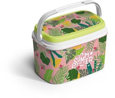 FRIGO PASSIVO PORTATILE PLASTICA ANTIGRAFFIO 6 LITRI BEACH ITALIANO BORSA TERMICA BAULETTO ITALIA