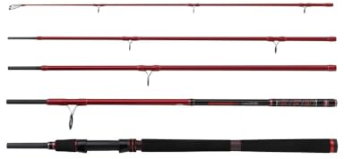 PENN Squadron III Travel SW Spin Spinnrute Angelruten Spinnruten Meeresangeln Reiserute Unisex schwarz 3,00m | 20-60g