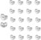 50pcs/25 Pairs Butterfly Earrings Back, Replacement Secure Ear Locking for Stud Earrings, Jewellery Making, 304 Stainless Steel Jewellery Findings
