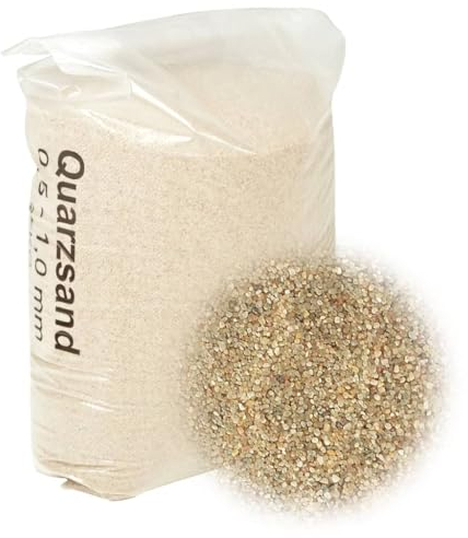 vidaXL Arena filtrante 25 kg 0,5-1,0 mm, Arena de Filtro de Piscina, Medios de Filtro, Arena de Filtro para Piscina, Arena de filtración