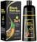 Champú Colorante para Pelo Teñido o Natural, Champú 3 en 1 para Cubrir las Canas, Champu Tinte Canas, Nutre y Oscurece para Hombres Mujeres, 500ml (Black)