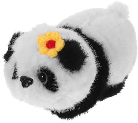 TOPPERFUN Plüsch Panda Snap Armband für Kinder Weiches PP Baumwollmaterial Interaktives Schlagdesign Bezauberndes Cartoon Design Party