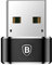 Baseus CAAOTG-01 - Mini-Adapter Typ C weiblich auf USB 2.0 männlich - 5A max USB 2.0 - 480 Mbit/s – Schwarz