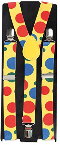 KarnevalsTeufel.de Hosenträger Clown gepunktet Accessoire