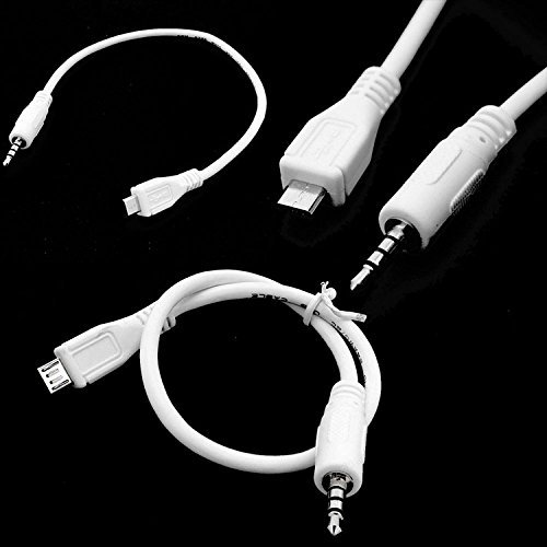 Outstanding 3Pack Jack stereo da 3,5 mm Jack a Micro USB 5 pin maschio M/M adattatore audio cavo convertitore