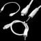 Outstanding 3Pack Jack stereo da 3,5 mm Jack a Micro USB 5 pin maschio M/M adattatore audio cavo convertitore