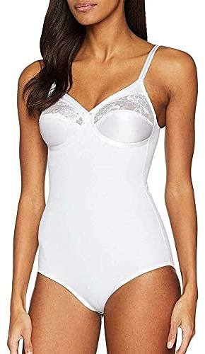 Triumph Damen Modern Posy BS01 Formender Body, Weiß (White 0003), 40 (Herstellergröße:80B)