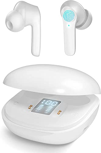 Bluetooth Kopfhörerin Ear,Air Buds Pods Kopfhörer Kabellos,Bluetooth 5.3 HiFi Stereoklang,Air Pro IPX7 Wasserdicht Wireless Kopfhörer Touch Control,36h Spielzeit,für iPhone Samsung Xiaomi Huawei