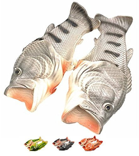 Asifn Pesce Forma Spiaggia al Coperto Pantofole Unisex Bagno Slittata Indossare Accogliente Scarpe Creativi Bambini Divertente personalità Animale Sandali