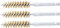 BGS 3078-12-M | Messingbürste | 3-tlg. | 12 mm | Antrieb Außensechskant 6,3 mm (1/4) | Loch-Drahtbürsten | für BGS 3078