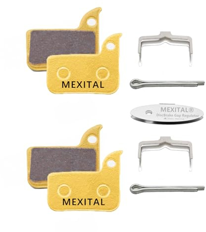 MEXITAL 2 Paar Fahrrad Scheibenbremsbeläge, Bremsbeläge Fahrrad Gesintert für SRAM Rival 22,Force 22,Red 22,S-700, halb metallisch S700 S13-2