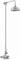 ENKI Downton SH0528 Traditional Shower Set with Twin Thermostatic Valve, White & Chrome Tap Attachment