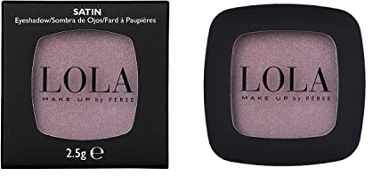 Lola Make-Up Mono Eyeshadow, Dark Rose, Satin, Rich Intense Pigmentation, High Coverage, Use Wet & Dry, All Skin Tone, Mineral Oil Free, Vegan & Cruelty Free, No. 043