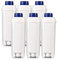 6X Wasserfilter Filter Filterpatrone DLSC002 Kompatibel mit De'Longhi Kaffeevollautomaten SER3017 5513292811 8004399327252 ECAM Esam ETAM BCO EC EC680 EC800 Serien