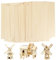 JMIATRY 12 Pieces Plywood Sheets, 300x200x1.5MM Balsa Wood Sheet, Unfinished Basswood Sheets Perfect for Home Decoration, DIY Crafts Projects, Woodcraft Model, Painting and Engraving