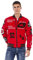 Cipo & Baxx Herren Jacke CJ274 Rot – Stylische College Jacke im Modernen Streetstyle mit Stickereien, Aufnähern & Reißverschluss – Modische Übergangsjacke für Alltag, Freizeit & Party – CJ274 Rot XXL