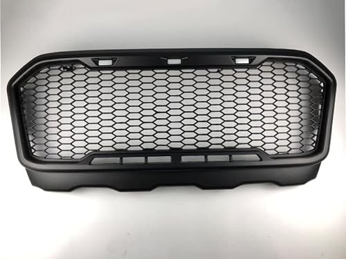 ELWAA ABS-Frontmittelgrill Renngrill Mit LED-Licht Für F&ord Für Ranger Für T7 2015-2018