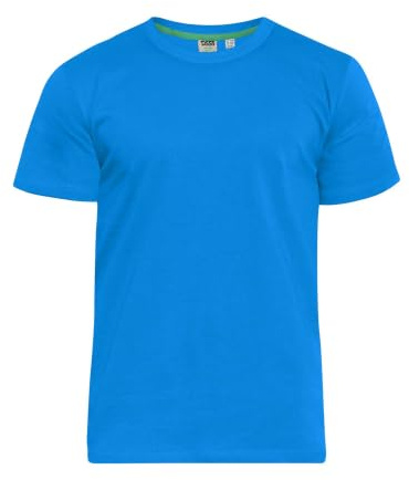 Duke London D555 Kingsize Big Men's Flyers Crew Neck T-Shirt White 2XL-6XL RRP £10.99