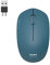 Port Connect Souris sans Fil pc Wireless 2.4 ghz Collection 2 pour Ordinateur - capteur Optique 1600 dpi - 3 Boutons - Compact. ambidextre & silencieuse Saphir Bleu foncé