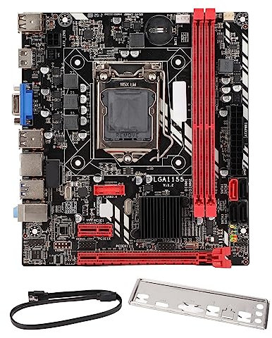 SUNGOOYUE B75M LGA 1155 DDR3 PC Motherboard, 2 DDR3 Memory Slots 100M Network Interface Support I3 I5 I7 Processor Stable Power Gaming Motherboard