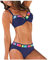Sportbikini Für Damen Sexy Push Up Curvy String Bikini Set Mit Muschelkante - Erotisch Summer Sport (A02,M)