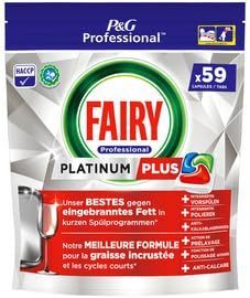 FAIRY PROFESSIONAL Platinum+ capsule lave vaisselle 59 doses