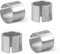 Ohleats 2 Pairs Battery Post Shims, Negative & Positive Battery Terminal Shim Converters, Pure Lead Battery Terminal Adaptor Sleeves for Most Vehicles, Universal Car Accessories