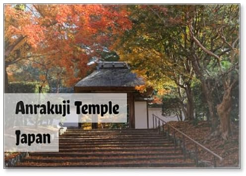 Kühlschrankmagnet Anrakuji-Tempel in Kyoto, Japan, Design 4,