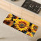 Comart - Tappeto Cucina Austin - Impermeabile - Antiscivolo - Antimacchia - Lavabile in Lavatrice - Passatoia in Poliestere - per Corridoio e Cucina - Made in Italy - Fiori Girasoli - 50x130 cm