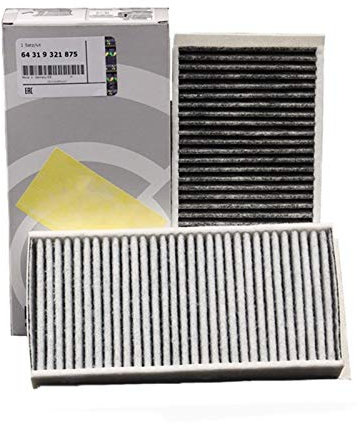 GADSJI Luftfilter + Innenraumfilter, 2 Stück, for BMW, F45 F46 216i 218i 220i 225i 225xe 2013–2019/X1 F48 Modellfilter OEM 64319321875/13717619267 Motoransaugfilter(1Pcs Cabin Filter)