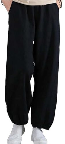 Générique Pantalon Tai Chi Confortable Martiaux Traditionnels Chinois Qi Gong Pantalon Pantalon Kung Fu Style Tai Chi et Wing Chun Pantalon Convient pour Hommes et Femmes,A,L