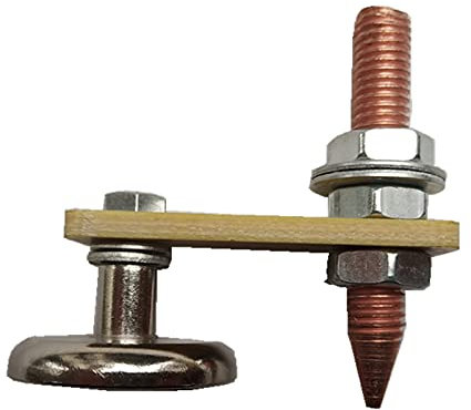 Welding Magnetic Ground Clamp, Metalworking Welding Magnet Head Strong Magnetic Ground Clamp Support Tool, for Automotive Sheet Metal Repair