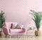 Papier Peint Adhesif Geometrique Rose,44 x 500cm Papier Peint Autocollant Rose et Blanc Papier Peint Mosaïque Papier Peint Chambre Fille Papier Peint Adhesif pour Meuble Chambre,Salon,Salle de Bain
