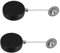 IWOWHERO Retractable Security Cable Lock Automatic Reel 2pcs Steel Cable Wire for Tv Remote Tablet Luggage Showroom Protection