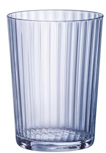 Bormioli Rocco – Set 12 Bicchieri GinF Exclusiva in Vetro Blu 50 cl – Per Gin Tonic e Long Drink – Eleganti e Lavabili in Lavastoviglie