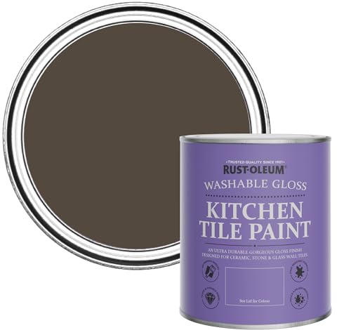 Rust-Oleum Water-Resistant Kitchen Tile Paint in Gloss Finish - Lockwood 750ml