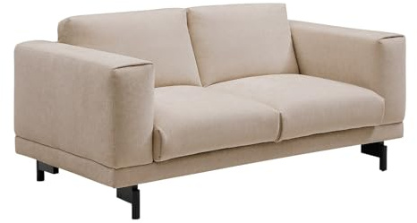 Vente-unique - Sofa ohne Schlafmöglichkeit 2 Dembola - Polyester - beige