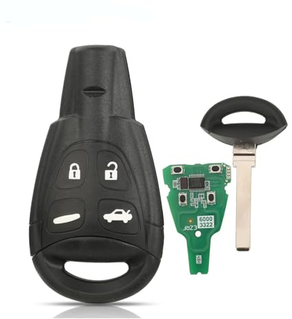 433MHz ID46 Smart Key Car Remote Control for Saab 9-3 9-5 93 95WF | PCF7946,FCCID:LTQSAAM433TX, 2003 2004 2005 2006 2007