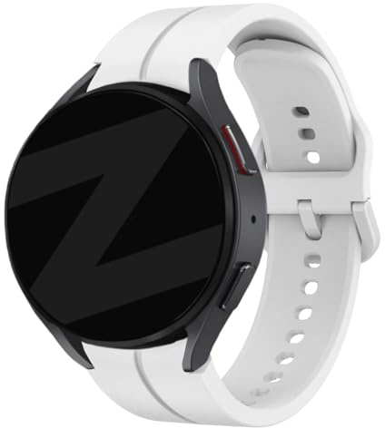 Bandz 'Extreme' Smartwatcharmband aus Silikon kompatibel mit Galaxy Watch 7/6/5/4/FE – Sport Smartwatch Band mit Dornschließe – Passend für Handgelenkumfang 17-24cm – 20mm Quick Release
