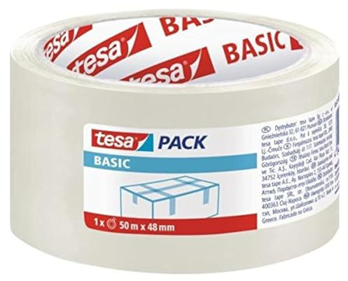 Tesa 58572-0000-00 50m Polypropylen (PP) Transparentes Klebeband
