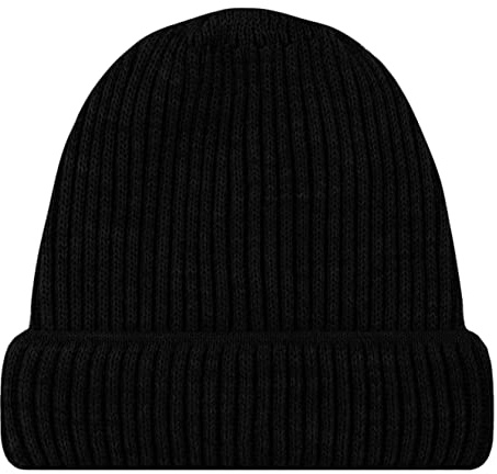 HANSEHELD Strickmütze Rippstrick Merino Wolle