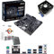Components4All AMD Athlon 220GE 3.4GHz Dual Core Four Threads CPU, ASUS Prime A320M-K Motherboard Pre-Built Bundle NO RAM