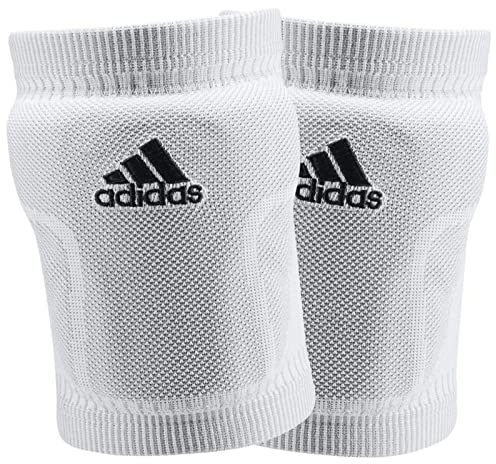 adidas Unisex-Adult Primeknit Knee Pad White M