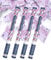 4x XXL (60 cm) Partykanone Partypopper Streamer ®Auto-schmuck (500 Euro)