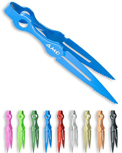AMO Pinzas para Shisha - Mezcla de Tabaco para Shisha, tritura - sujeta el carbón Caliente de Forma Segura con Las Pinzas para Shisha de 23 cm - Accesorios para Shisha - Accesorios para Parrilla